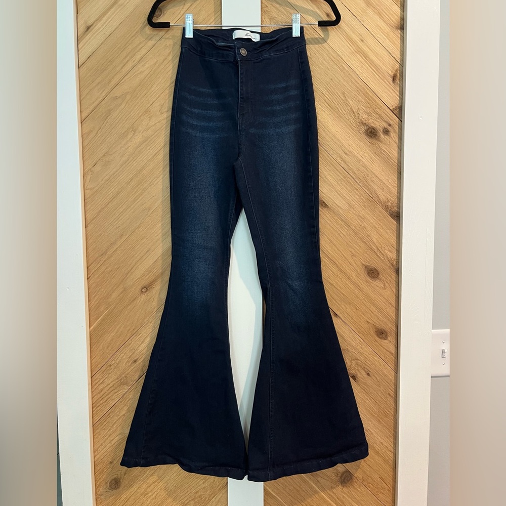 Dark Blue Ultra Flared Women's Jeans